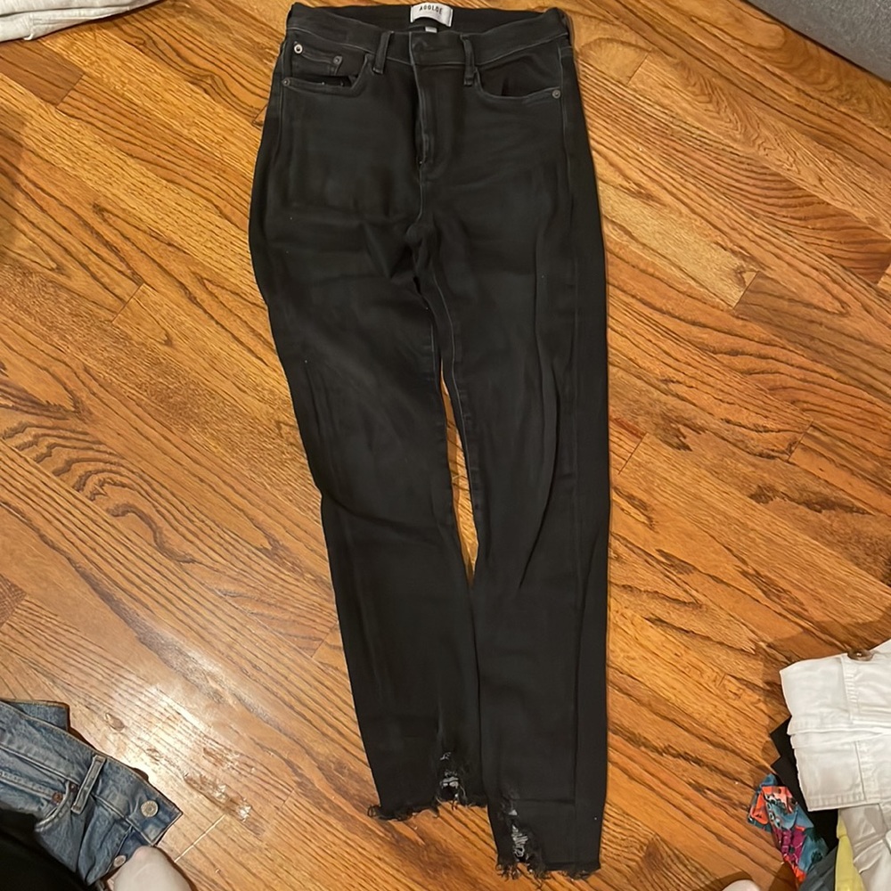 Agolde black jeans